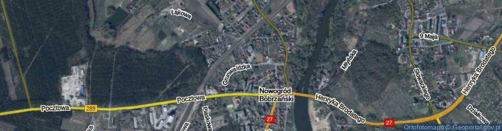 Zdjęcie satelitarne Grunwaldzka ul.